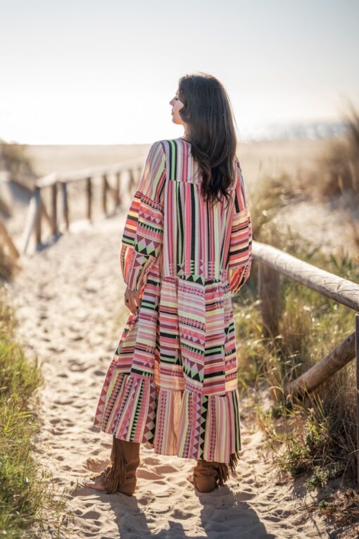 Vestido Tribal salmón - Imagen 15