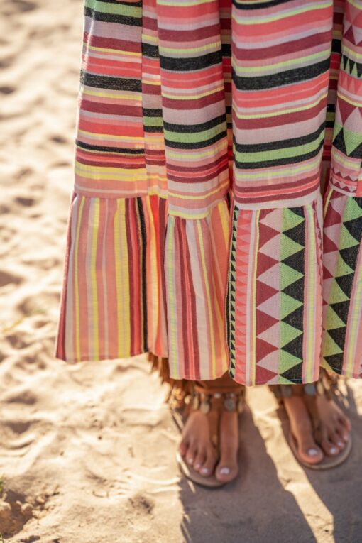 Vestido Tribal salmón - Imagen 9