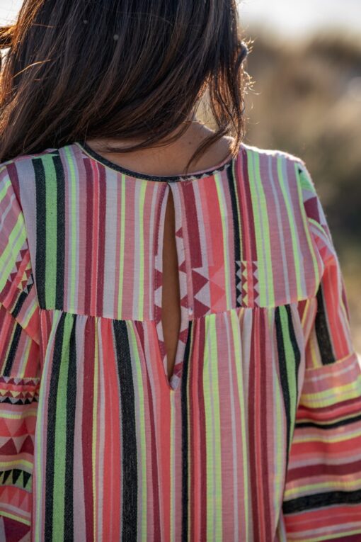 Vestido Tribal salmón - Imagen 8