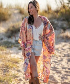Kimono Chiara salmón