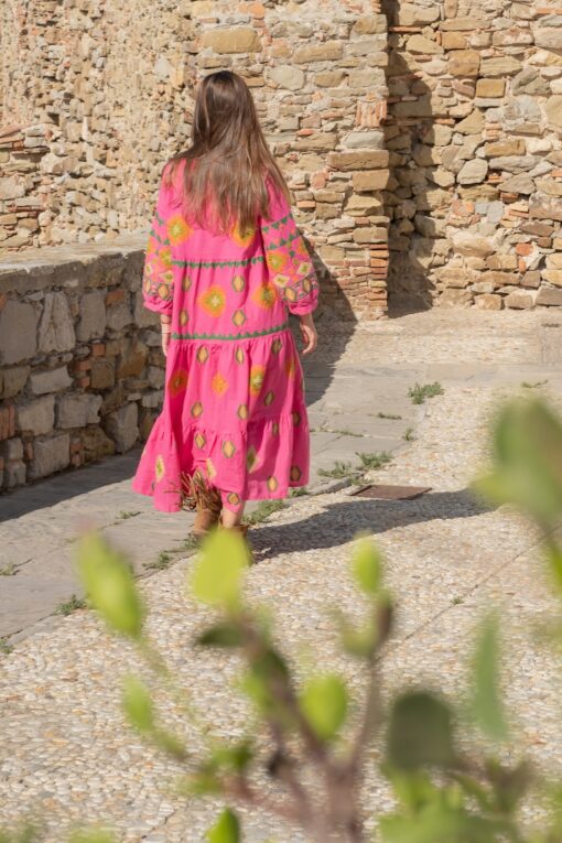 Vestido INKA rosa - Imagen 5