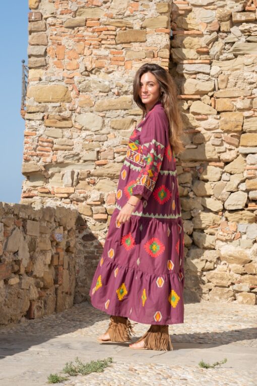 Vestido INKA magenta - Imagen 4