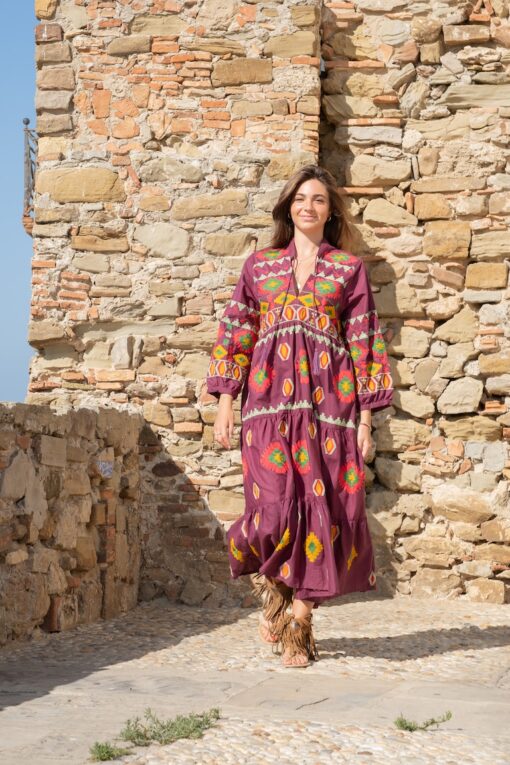 Vestido INKA magenta