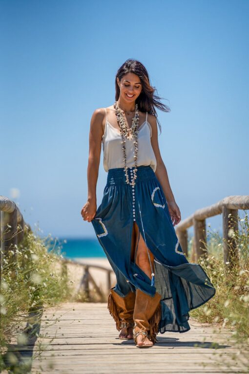 Falda Lanzarote azul