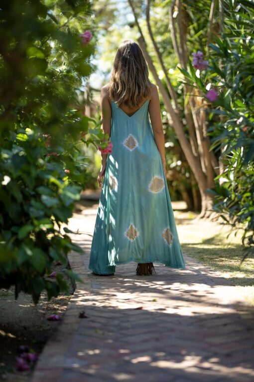 Vestido Lanzarote aguamarina - Imagen 4
