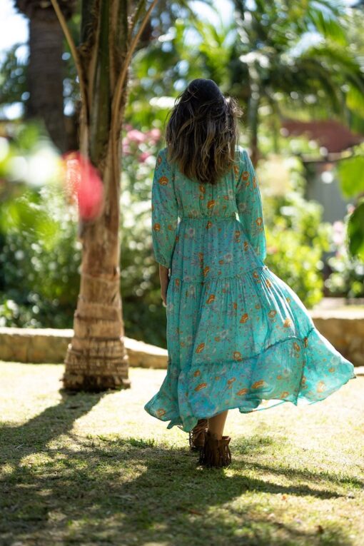 Vestido Marbella celeste - Imagen 7