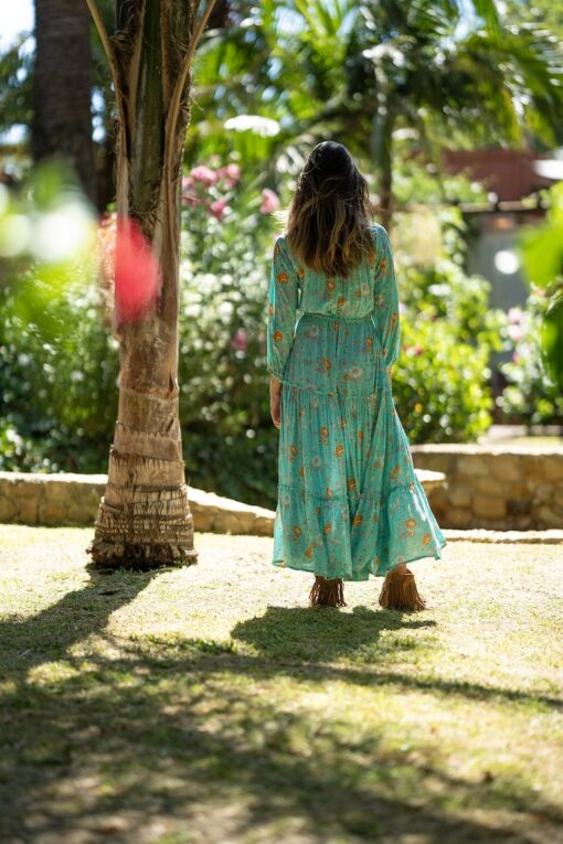 Vestido Marbella celeste - Imagen 6