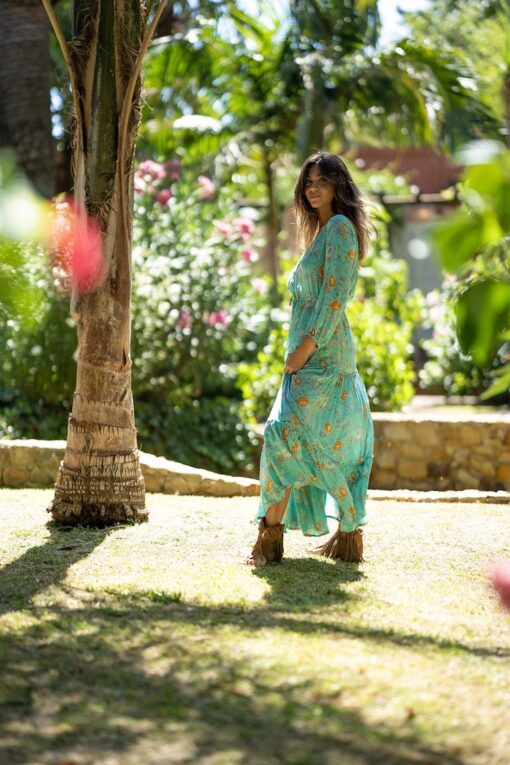 Vestido Marbella celeste - Imagen 5