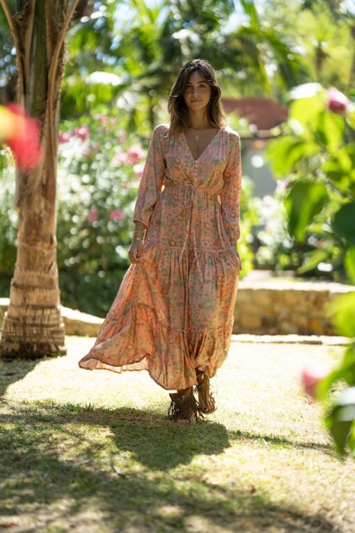 Vestido Marbella salmón - Imagen 5