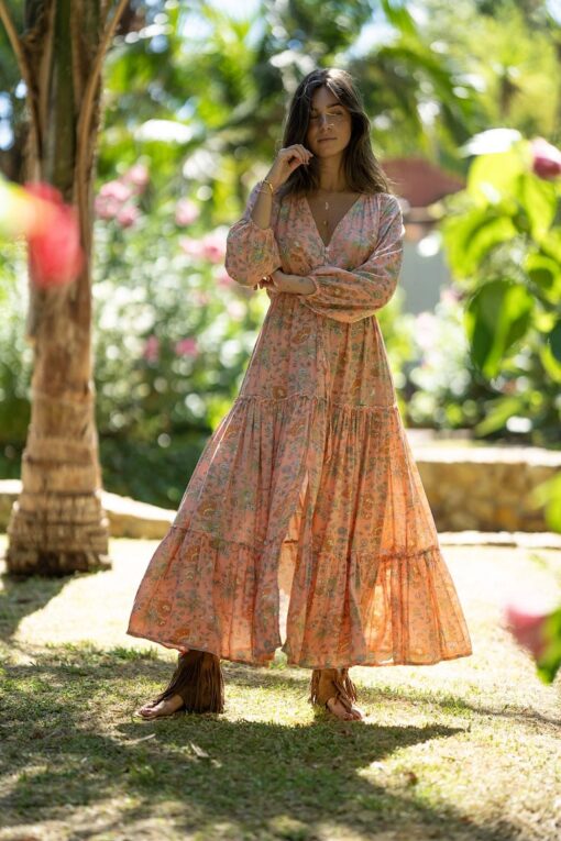 Vestido Marbella salmón - Imagen 4