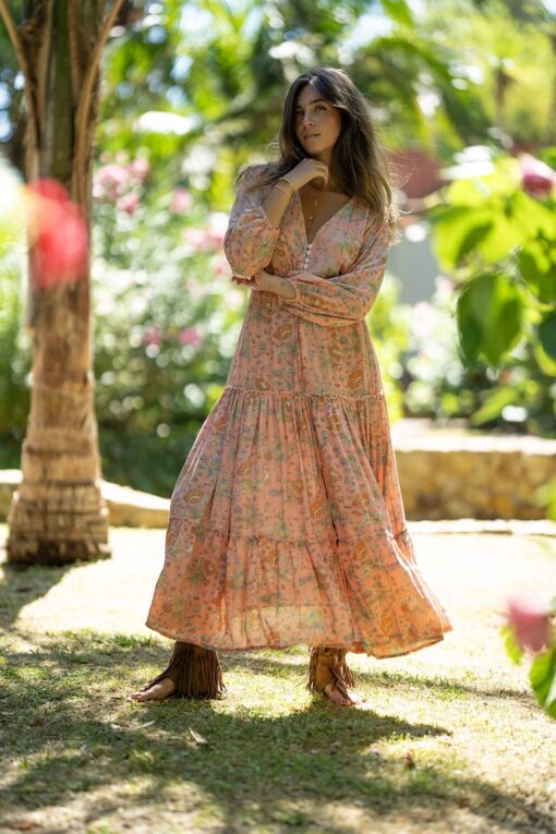 Vestido Marbella salmón - Imagen 2