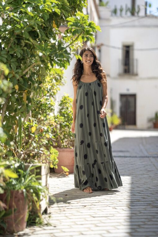 Vestido NUA kaki - Imagen 2
