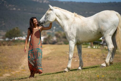 Vestido Namibia verde