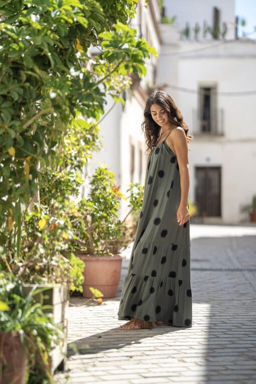 Vestido NUA kaki - Imagen 4
