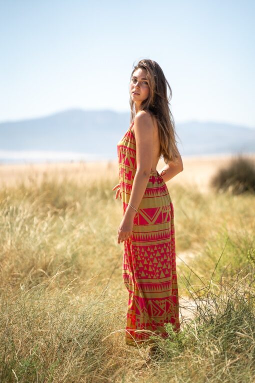 Mono Azteca open back rosa - Imagen 6