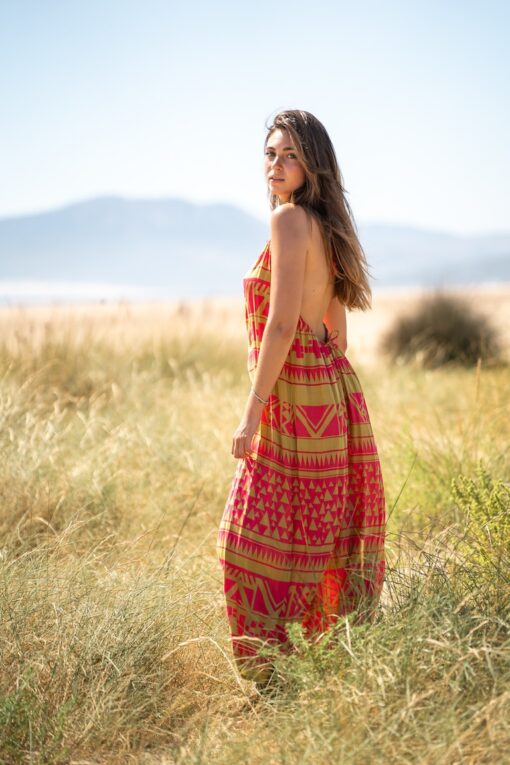 Mono Azteca open back rosa - Imagen 5
