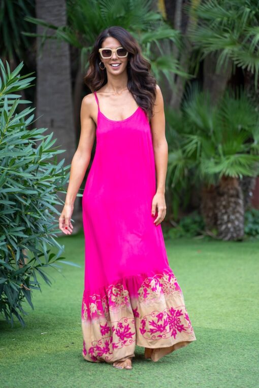 Vestido Santorini rosa