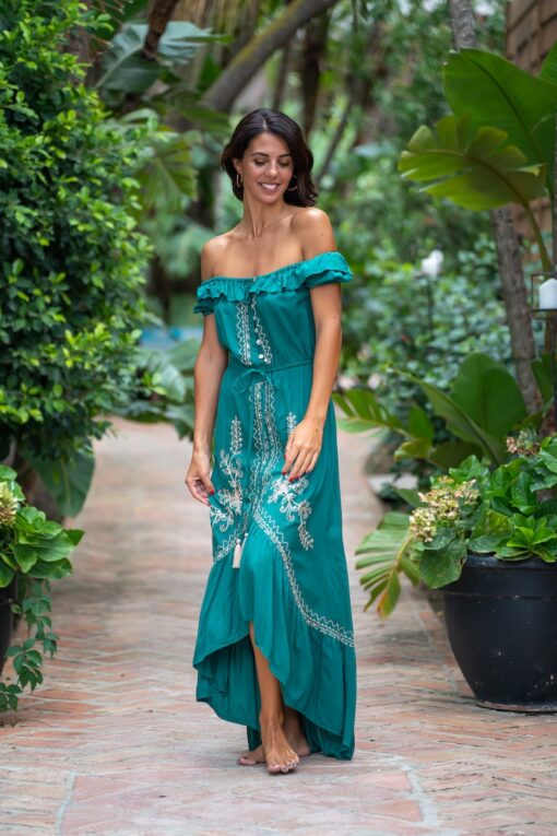 Vestido RODAS verde - Imagen 6