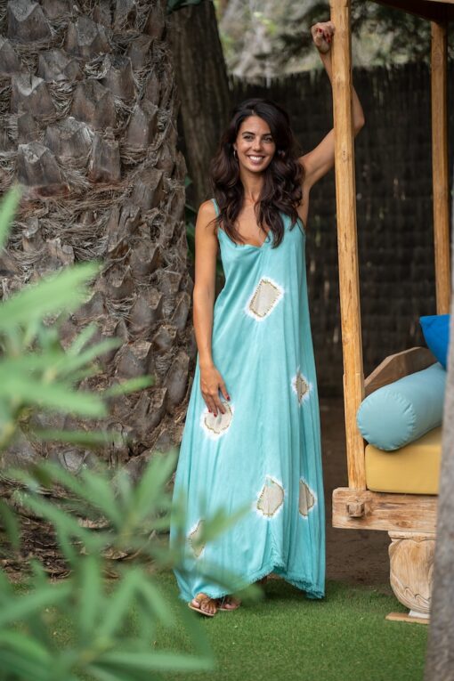 Vestido Lanzarote aguamarina - Imagen 7