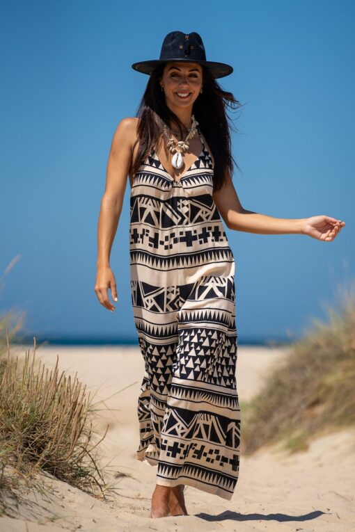 Mono azteca open back negro