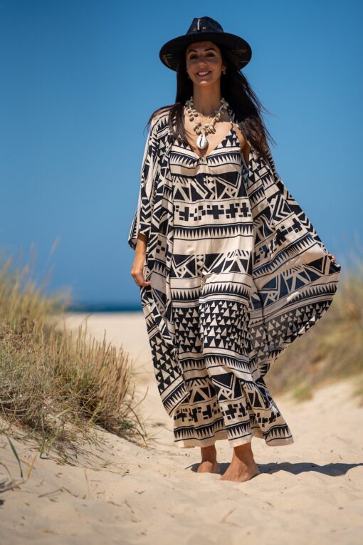 Kimono Azteca negro - Imagen 5