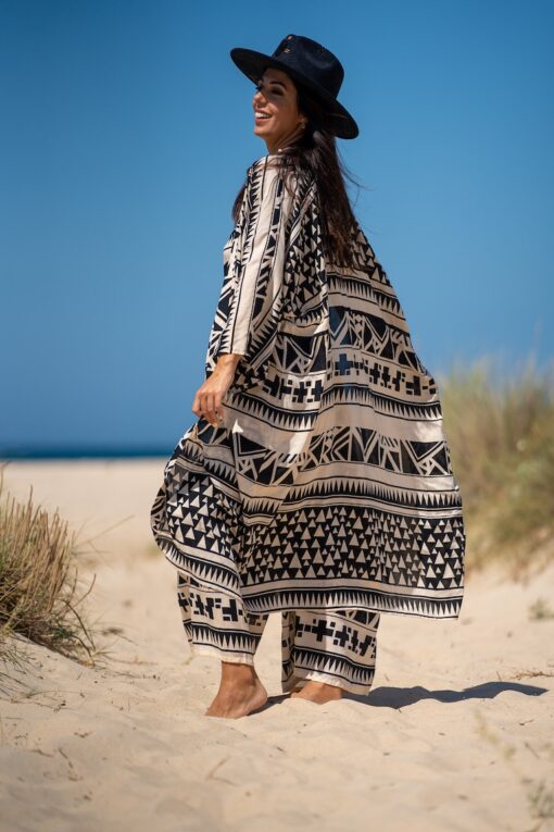 Kimono Azteca negro - Imagen 4