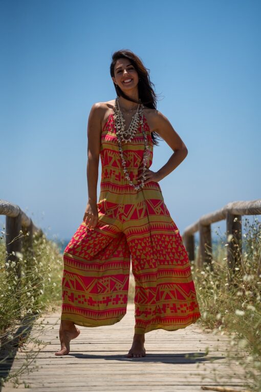 Mono Azteca open back rosa - Imagen 3