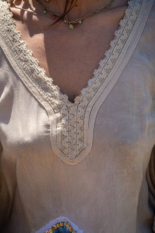 Poncho Lanzarote sand - Imagen 2