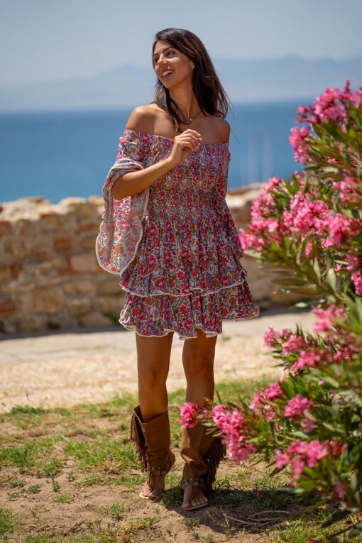 Vestido Estepona corto blanco - Imagen 7