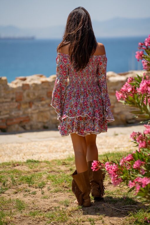 Vestido Estepona corto blanco - Imagen 3