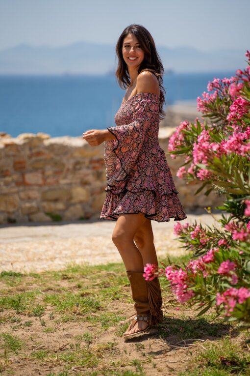 Vestido Estepona corto negro - Imagen 6