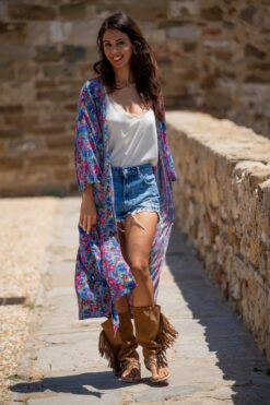 Kimono Estepona azul