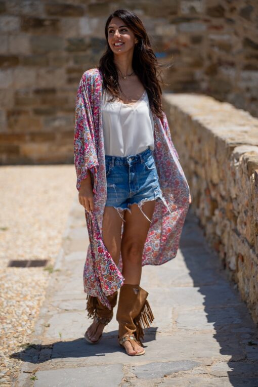 Kimono Estepona blanco - Imagen 2