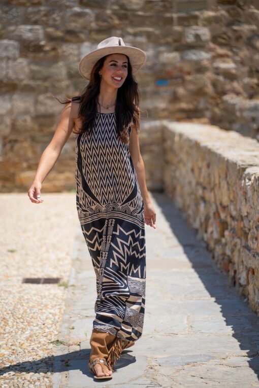 Vestido Namibia negro - Imagen 7