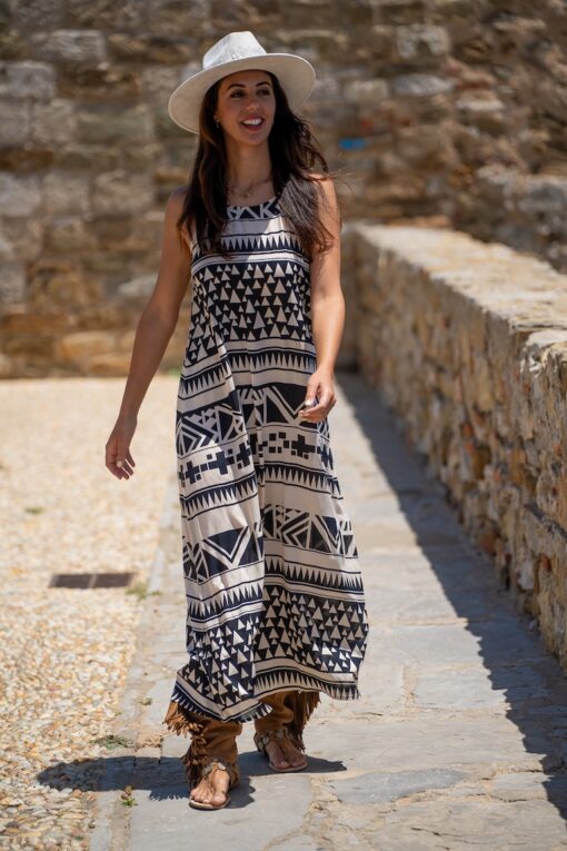 Vestido Azteca negro - Imagen 5