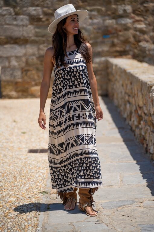 Vestido Azteca negro