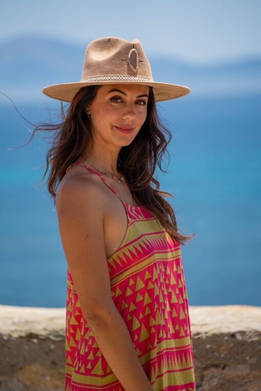 Vestido Azteca rosa - Imagen 7