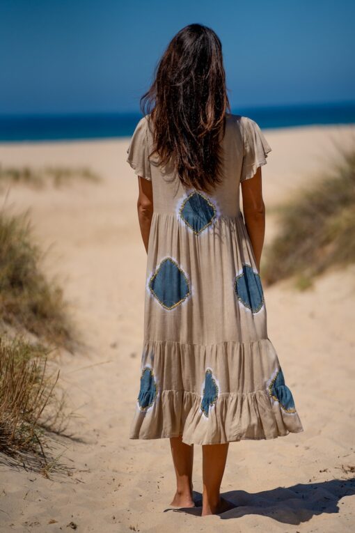 Vestido Lanzarote midi sand - Imagen 7