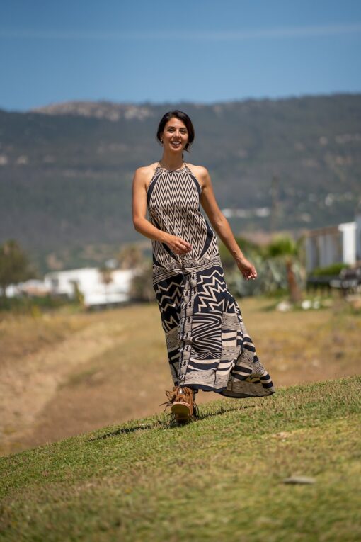 Vestido Namibia open back negro - Imagen 5