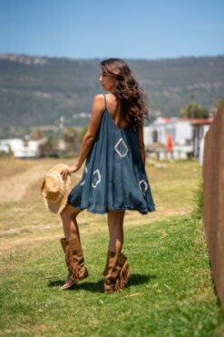 Vestido Lanzarote corto azul