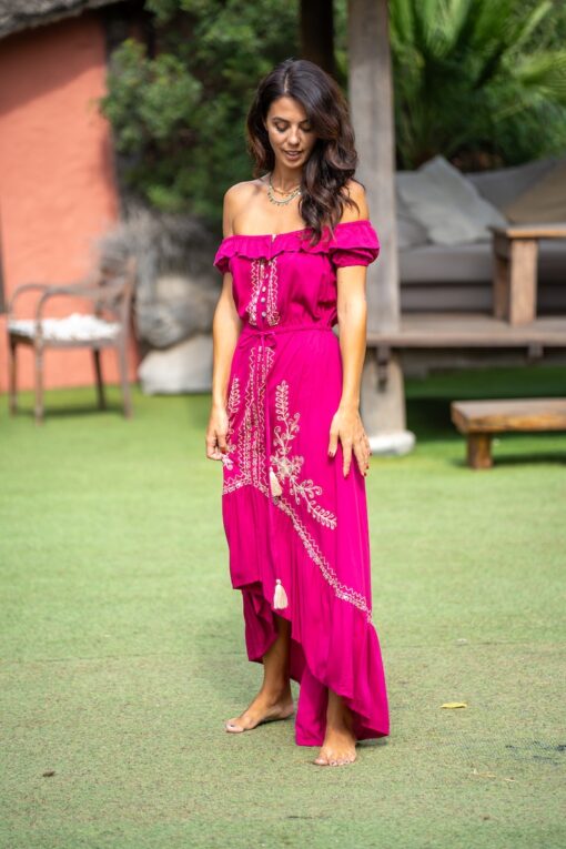 Vestido RODAS rosa - Imagen 8