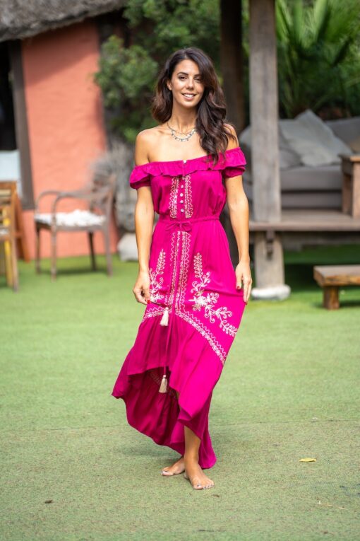 Vestido RODAS rosa - Imagen 7