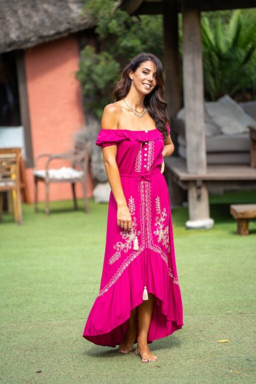 Vestido RODAS rosa - Imagen 5