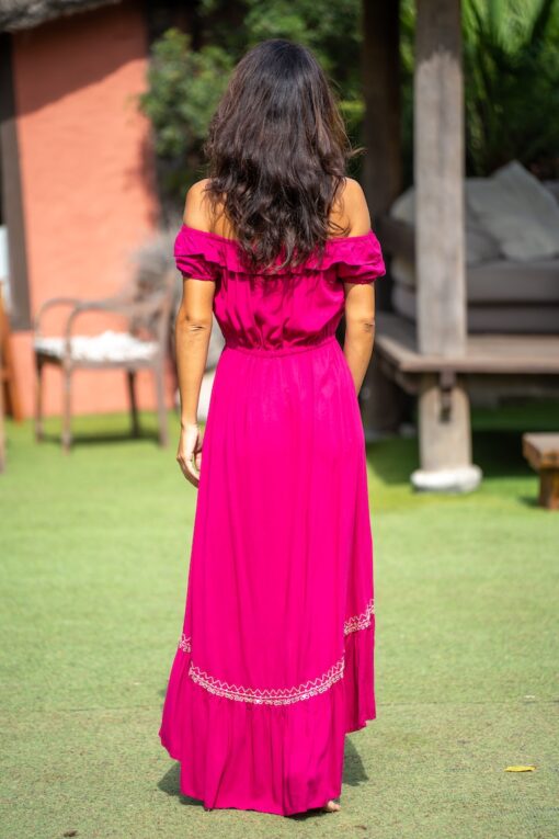 Vestido RODAS rosa - Imagen 3