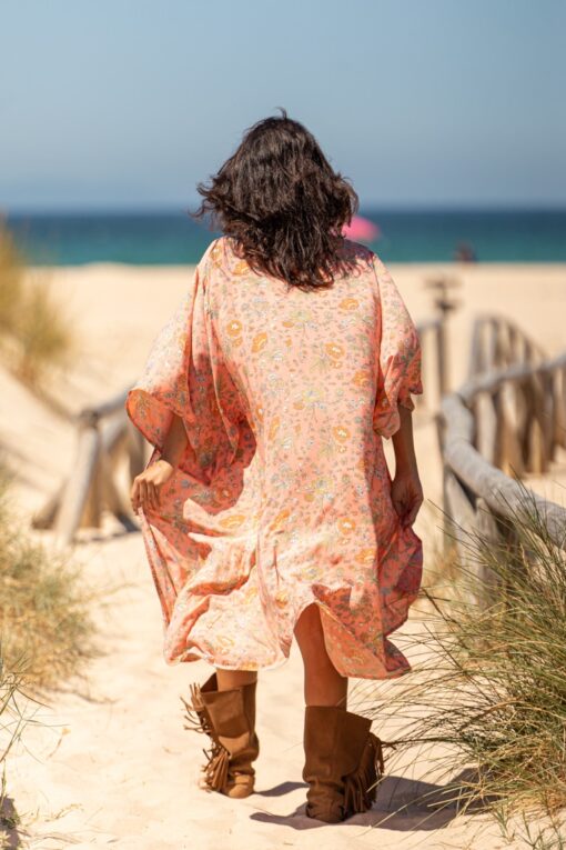 Kimono Marbella salmón - Imagen 3