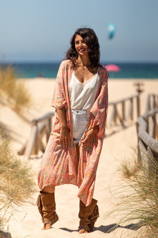 Kimono Marbella salmón - Imagen 5