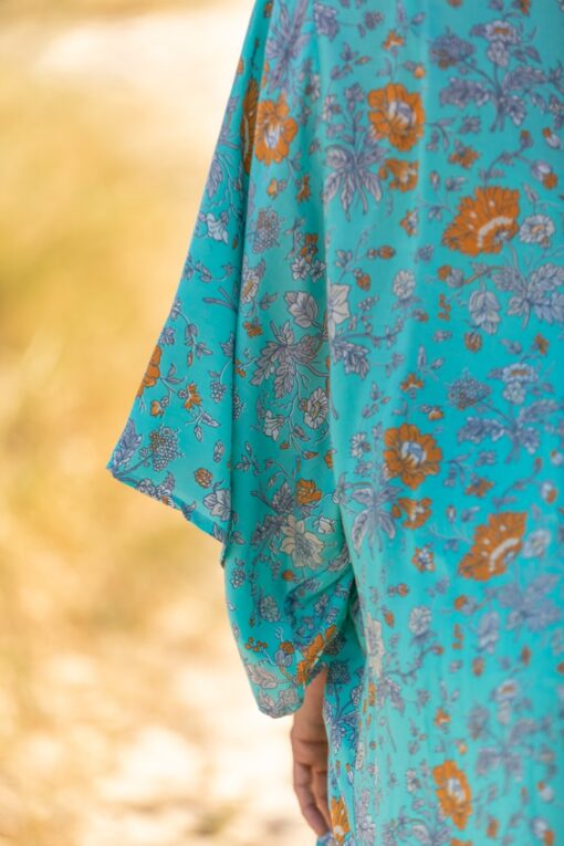 Kimono Marbella celeste - Imagen 3