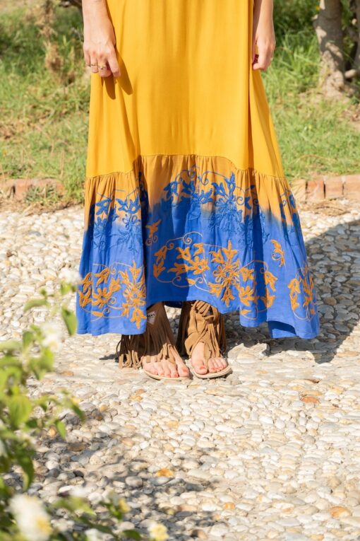 Vestido Santorini mostaza - Imagen 2