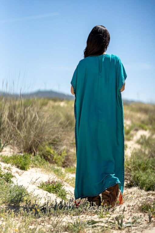 Kaftan Santorini verde - Imagen 5