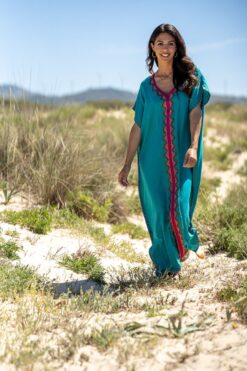 Kaftan Santorini verde